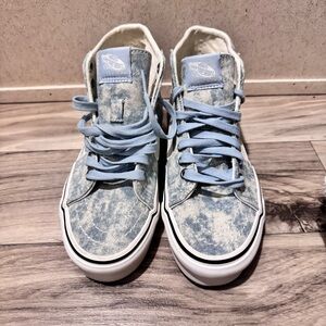 Vans Blue Tie-Dye High-Top Sneakers